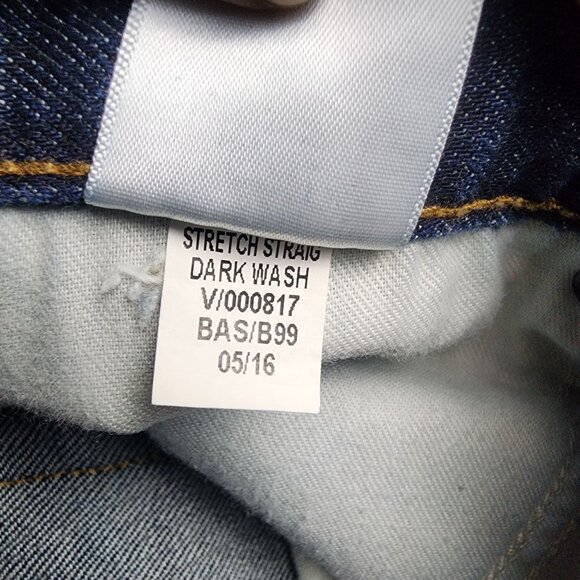 Old Navy Jeans Mens 30x32 Straight Stretch Blue Cotton/Spandex - Picture 4 of 12